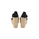GUCCI – Espadrilles compensées en crochet noir