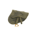 DIOR – Sac Saddle ceinture en toile kaki