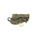 DIOR – Sac Saddle ceinture en toile kaki