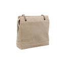 CHANEL – Sac shopping vintage en toile beige