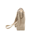 CHANEL – Sac shopping vintage en toile beige
