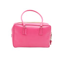 PRADA – Sac à main en cuir Saffiano rose