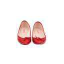 REPETTO – Ballerines en cuir verni rouge