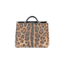 DOLCE & GABBANA – Sac cabas imprimé léopard en cuir grainé