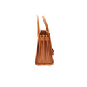 SAINT LAURENT – Sac de Jour Nano en cuir lisse camel