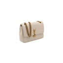 SAINT LAURENT – Sac Jamie en toile matelassée beige