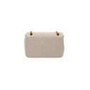SAINT LAURENT – Sac Jamie en toile matelassée beige