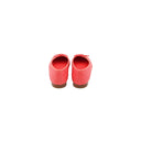 CHANEL – Ballerines matelassées en cuir rose et rouge
