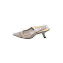 DIOR – Escarpins J’Adior slingback en résille grise