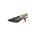 DIOR – Escarpins J’Adior slingback en résille noire