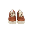 GUCCI – Baskets en cuir marron cognac