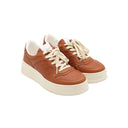 GUCCI – Baskets en cuir marron cognac