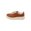 GUCCI – Baskets en cuir marron cognac