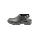 COURRÈGES – Mocassins slingback en cuir noir