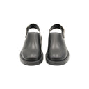 COURRÈGES – Mocassins slingback en cuir noir