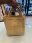 Mini Tote bag vip Prada en raphia