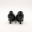 Escarpins vintage bout pointu logo CC en cuir noir