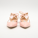 Pale pink patent leather Jimmy Choo ballet flats