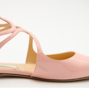 Pale pink patent leather Jimmy Choo ballet flats