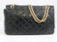 Sac 2.55 édition 50 ans en cuir de veau froissé noir brillant