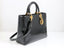 Sac Lady Dior Large en cuir verni noir