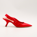 Dior red patent leather pumps