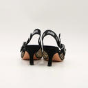Dior J'Adior Black Mesh Slingback Pumps