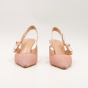 Dior Powder Pink Fabric Pumps