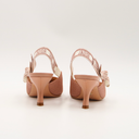 Dior Powder Pink Fabric Pumps
