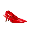 Escarpins Dior en cuir verni rouge