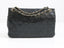 Sac Timeless / Classique Vintage en cuir d'agneau noir