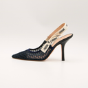 Dior J'Adior slingback pumps in blue canvas