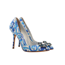 Dolce & Gabbana majolica print fabric pumps