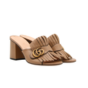 Mules à talons Gucci Marmont
