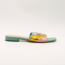 Gucci Multicolor Sequin Mules