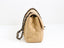 Sac Timeless en cuir beige et métallerie noir