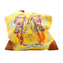 Sac cabas Hermès "Brides de Gala" en soie imprimée et cuir