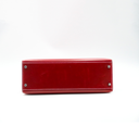 Hermès Kelly Sellier 32 Red Box Leather Bag