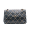Sac Chanel Timeless classique en cuir matelassé noir à surpiqûres contrastées