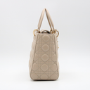 Dior Lady Dior bag in ivory cannage leather