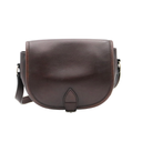 Sac Céline Box en cuir lisse marron foncé