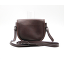 Sac Céline Box en cuir lisse marron foncé
