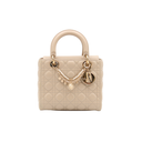 Dior Lady Dior bag in ivory cannage leather