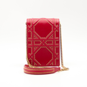 Red Dior Diorama bag