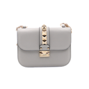 Valentino Garavani Rockstud Grey Shoulder Bag