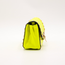 Valentino Garavani Rockstud Mini Flap Bag Neon Yellow