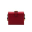 DIOR Sac Dior Addict Box en cuir bordeaux
