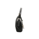 FENDI Black Beaded Baguette Bag with Mirror "Baguette Mania"