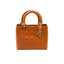 DIOR Lady Dior Medium en cuir cannage caramel et métal doré