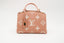 Sac Petit Palais en cuir Monogram Empreinte rose trianon